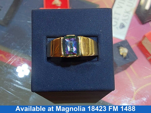Men's Ring - Yellow Gold 14k (.585) 11.7 grams Size 12.5