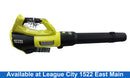 Ryobi Pbllb01 Green Cordless Leaf Blower