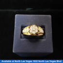 Men's Ring - Yellow Gold 14k (.585) 11.1 grams Size 8