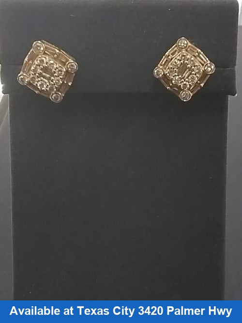 Earrings - Yellow Gold 10k (.417) 3.5 grams