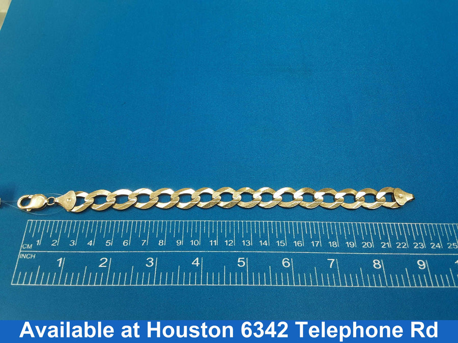 Cuban Link Bracelet - Yellow Gold 14k (.585) 36.6 grams 8 inch