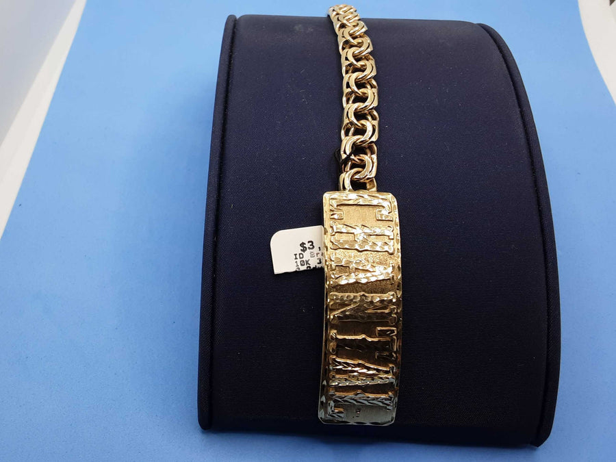 ID Bracelet - Yellow Gold 10k (.417) 31.9 grams 7 inch