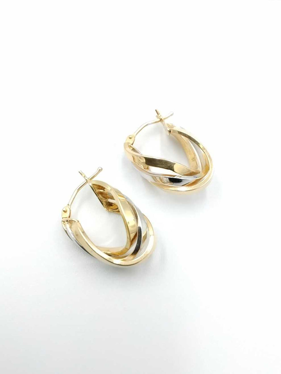 Earrings - Yellow Gold 14k (.585) 2.6 grams