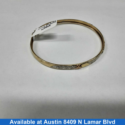 Bangle Bracelet - Yellow Gold 14k (.585) 6 grams 5 inch
