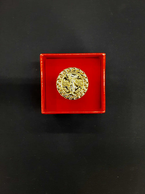 Men's Ring - Yellow Gold 10k (.417) 8.9 grams Size 20