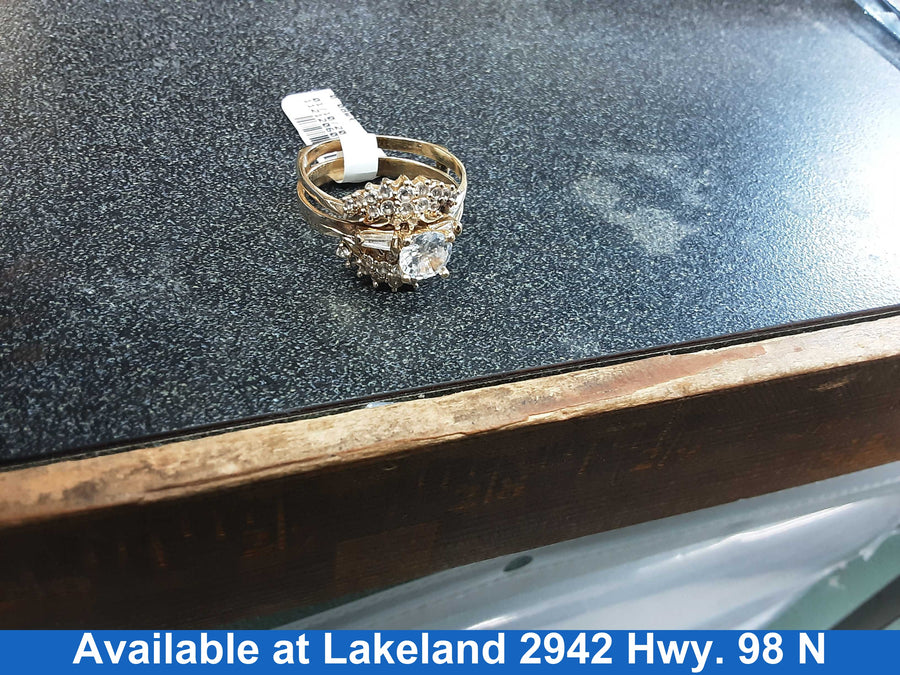Women's Ring - Yellow Gold 14k (.585) 7.6 grams Size 11