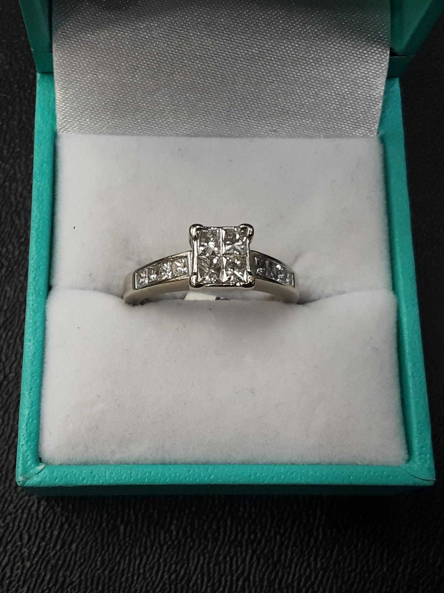 Ring - Engagement Set - Yellow Gold 10k (.417) 3.9 grams Size 7