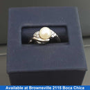 Women's Ring - White Gold 14k (.585) 3 grams Size 5.5