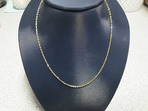 Rope Chain - Yellow Gold 14k (.585) 2.5 grams 17 inch