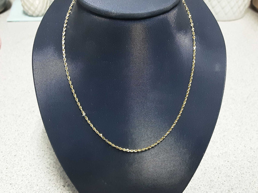 Rope Chain - Yellow Gold 14k (.585) 2.5 grams 17 inch