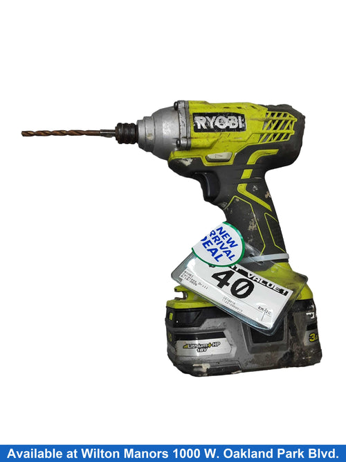 Ryobi P235 Green Cordless Standard Drill