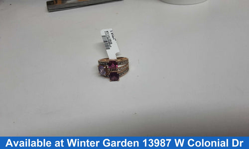 Women's Ring - Yellow Gold 14k (.585) 5.3 grams Size 6