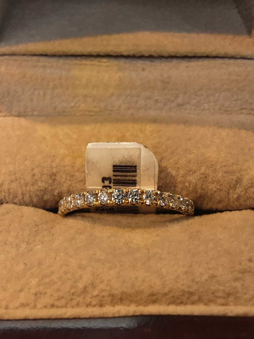 Ring - Wedding Band - Yellow Gold 14k (.585) 1.5 grams Size 7.5