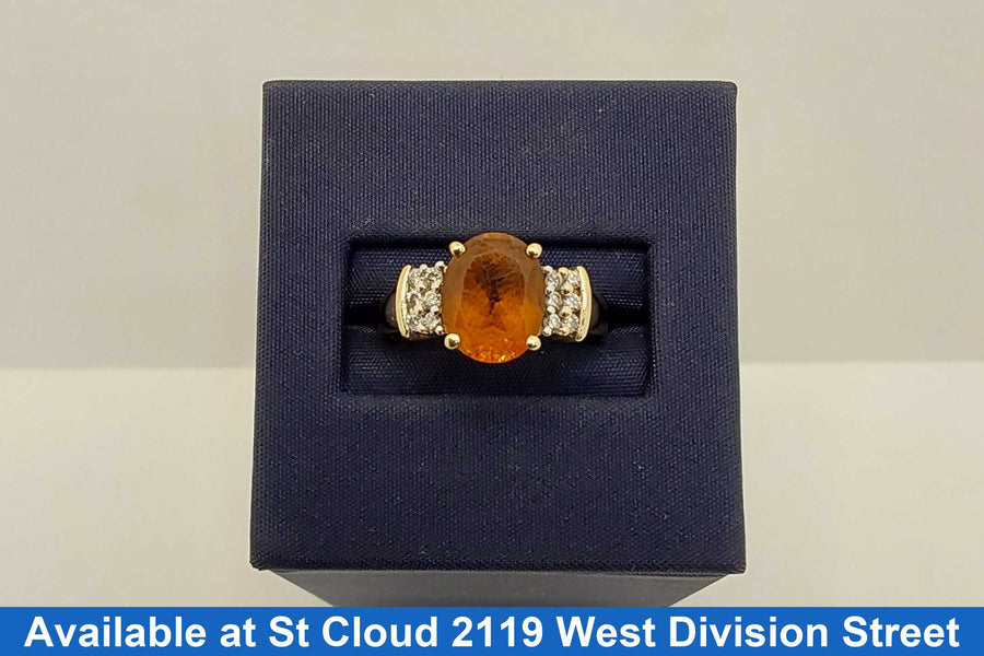 Women's Ring - Yellow Gold 14k (.585) 3.37 grams Size 8