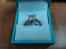 Ring - Engagement Set - White Gold 14k (.585) 3.8 grams Size 8