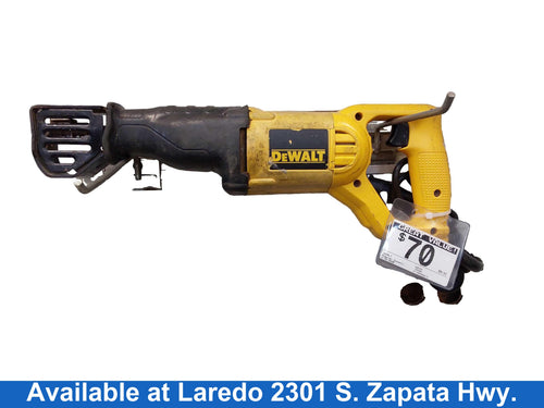 Dewalt Dwe304 Yellow Corded Reciprocating Saw