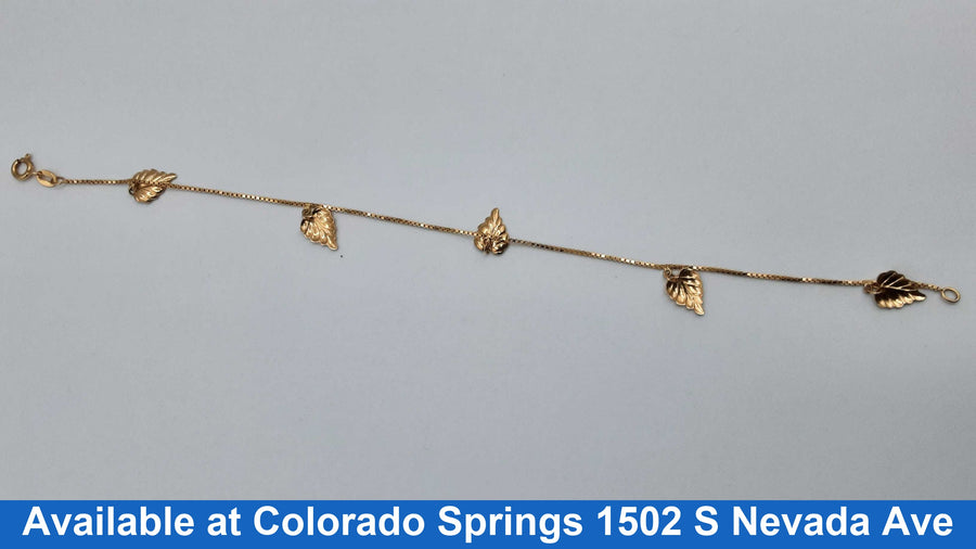 Bracelet - Yellow Gold 18k (.750) 3.9 grams 5 inch