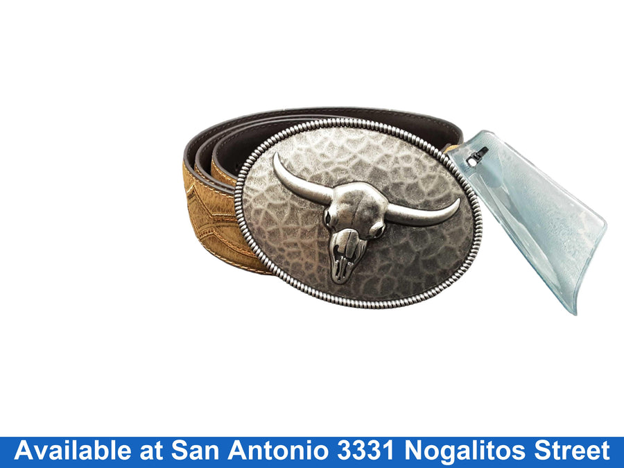 Cody James Cjasu25bt5-bn Brown Belt / Buckle
