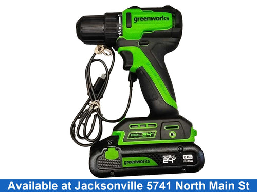Greenworks Dd335 Green Cordless Standard Drill