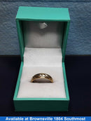 Ring - Wedding Band - Yellow Gold 10k (.417) 2.3 grams Size 7