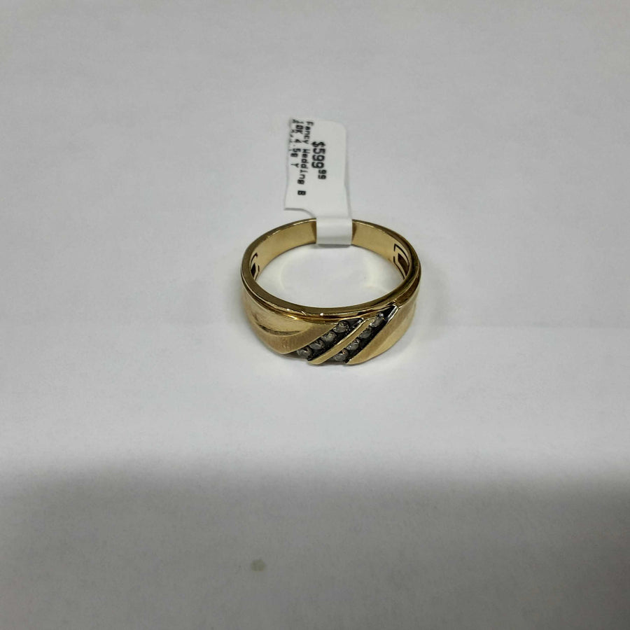 Ring - Wedding Band - Yellow Gold 10k (.417) 4.5 grams Size 11