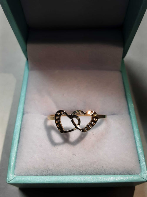 Women's Ring - Yellow Gold 14k (.585) 1 grams Size 9.5