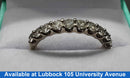 Women's Ring - Anniversary - White Gold 10k (.417) 2.9 grams Size 8