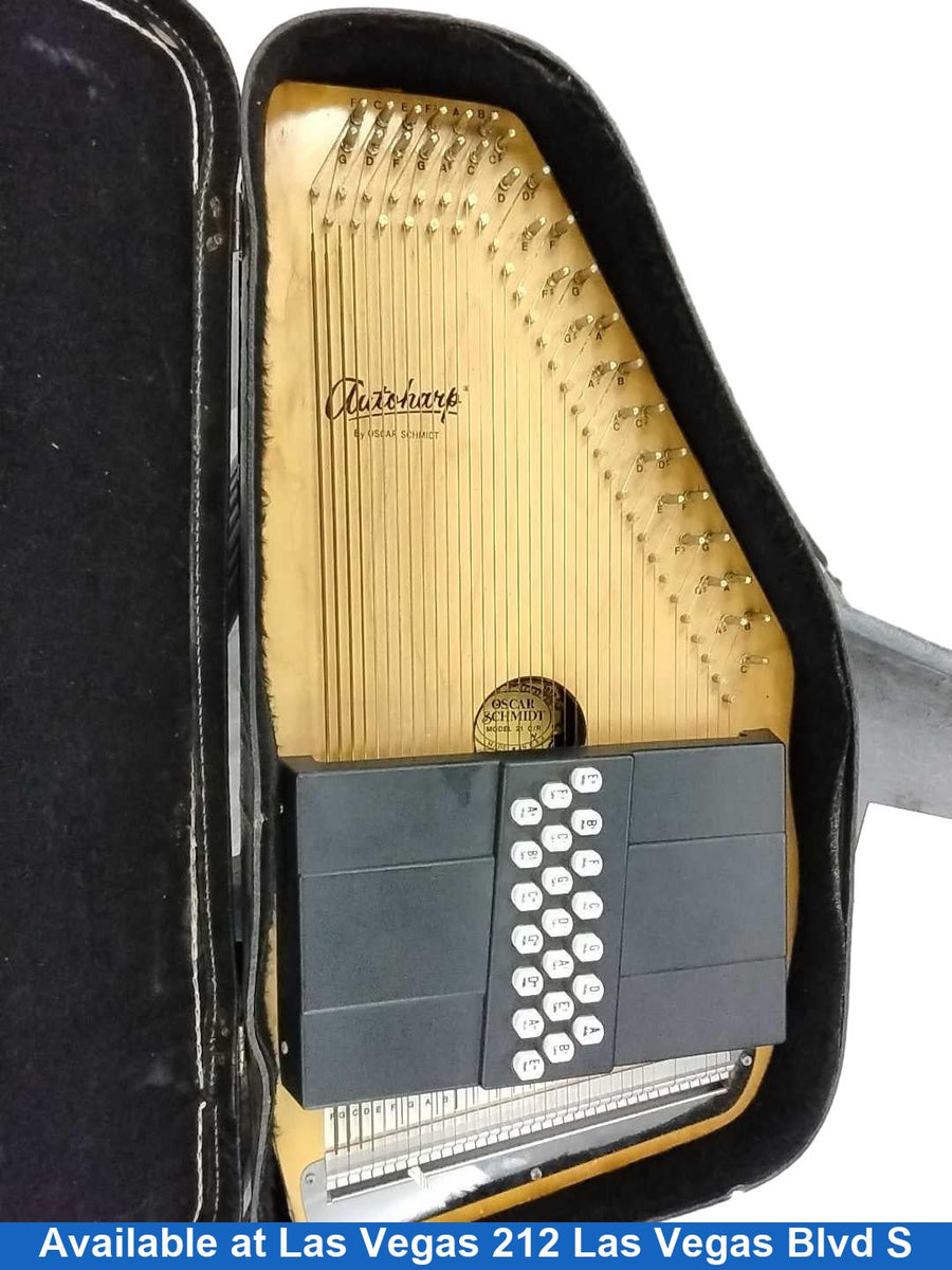 Oscar Schmidt 21 C/r Autoharp Beige / Tan Harp