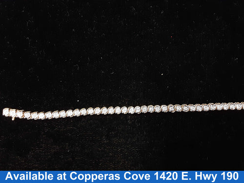 Tennis Bracelet - Yellow Gold 10k (.417) 8.3 grams 7 inch