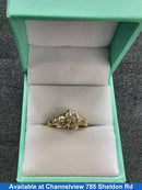Women's Ring - Yellow Gold 10k (.417) 2.3 grams Size 5.5
