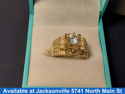 Women's Ring - Yellow Gold 10k (.417) 6 grams Size 8