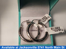 Hoop Earrings - White Gold 10k (.417) 3 grams