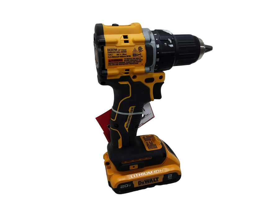 Dewalt Dcd794 Yellow Cordless Standard Drill