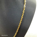 Rope Chain - Yellow Gold 10k (.417) 9.5 grams 16 inch