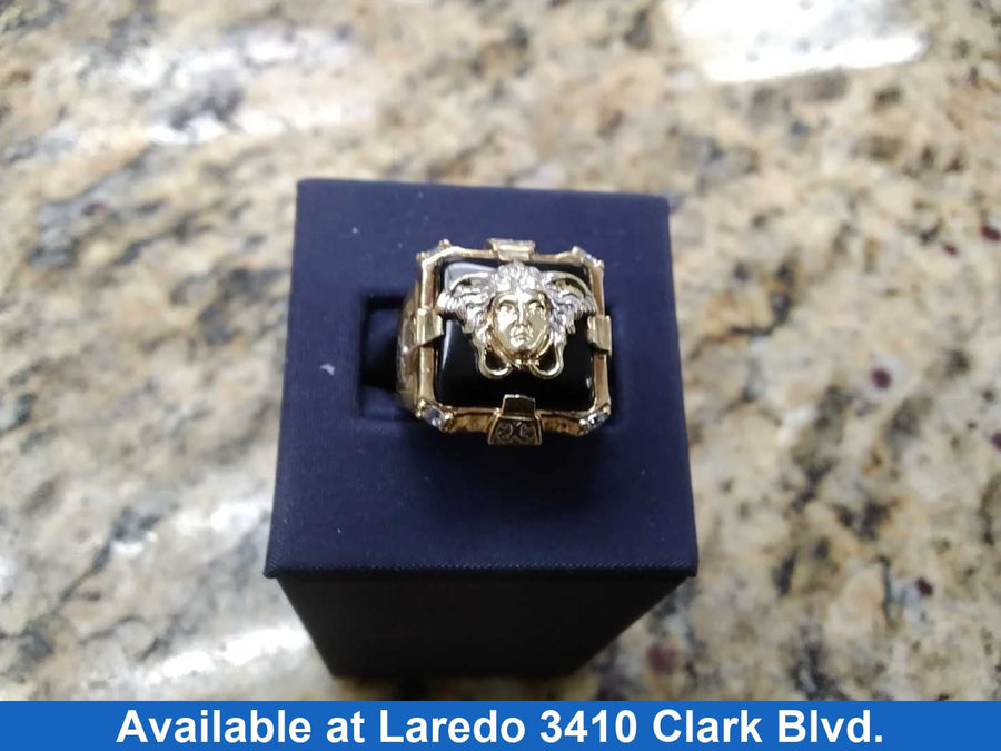 Men's Ring - Yellow Gold 10k (.417) 7.3 grams Size 9.5