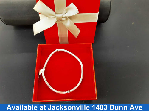 Bangle Bracelet - White Gold 14k (.585) 5.7 grams 3 inch