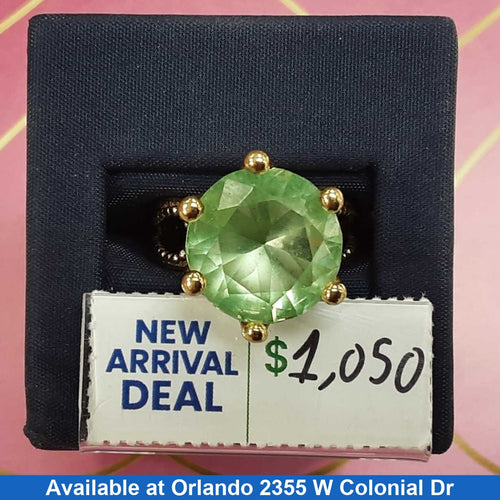 Women's Ring - Yellow Gold 14k (.585) 6.3 grams Size 9.5