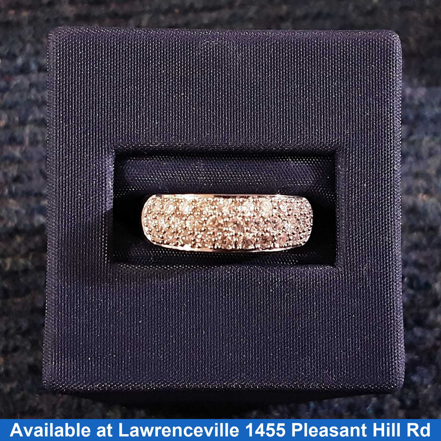Ring - Wedding Band - White Gold 14k (.585) 4.9 grams Size 20