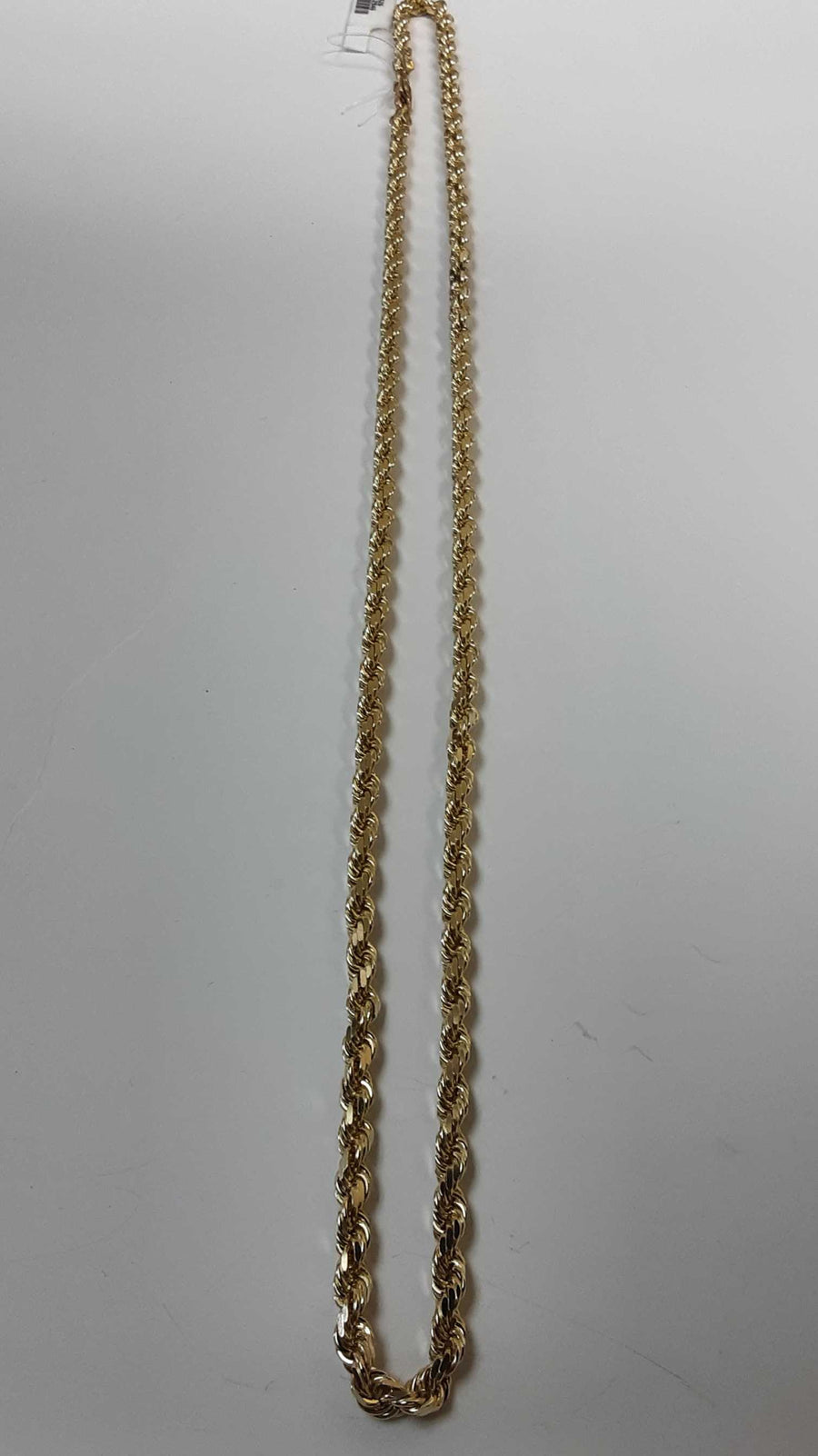 Rope Chain - Yellow Gold 10k (.417) 37.3 grams 24 inch