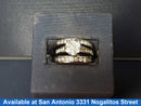 Ring - Wedding Set - White Gold 10k (.417) 10.2 grams Size 20