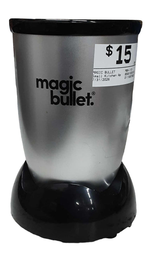 Magic Bullet Mbr-1101 Gray Small Kitchen Appliance