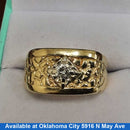 Men's Ring - Yellow Gold 14k (.585) 15 grams Size 12