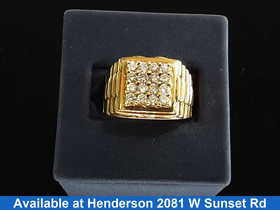 Men's Ring - Yellow Gold 14k (.585) 14.2 grams Size 20
