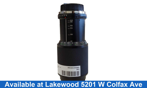 Vivitar 80-200mm Black Photographic Lens