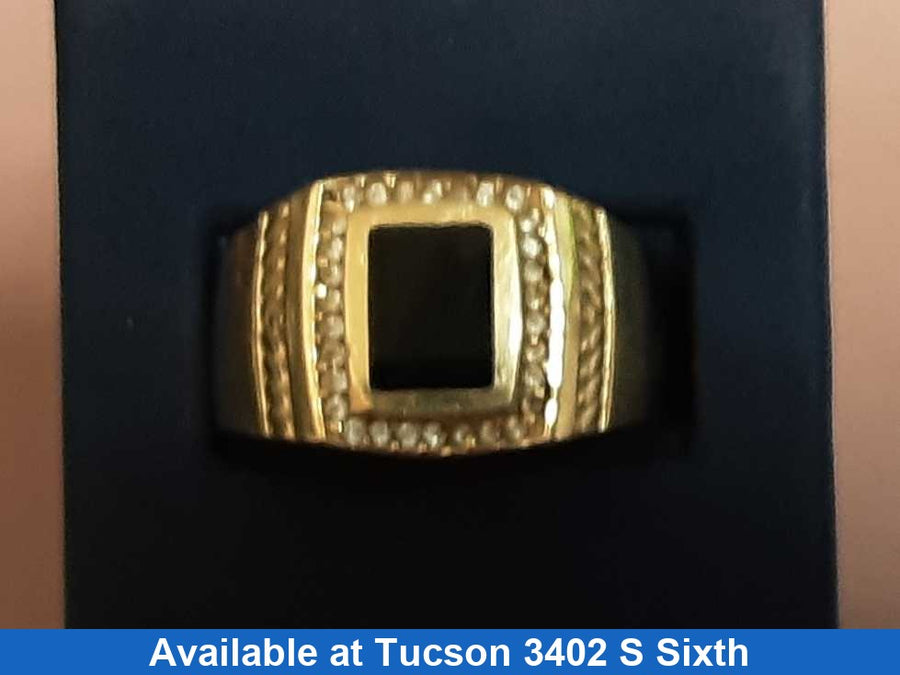 Men's Ring - Yellow Gold 14k (.585) 11 grams Size 11