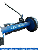 Sunjoe Mj503m Blue Manual Push Lawn Mower