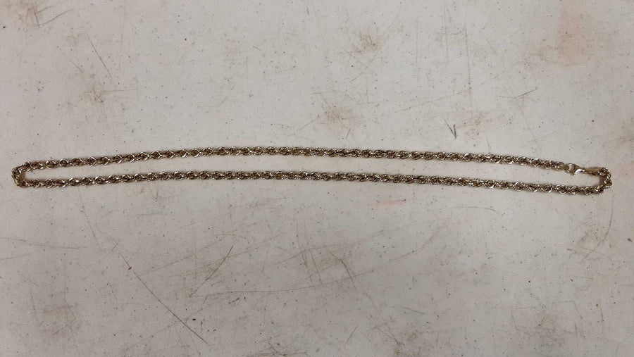 Rope Chain - Yellow Gold 10k (.417) 22.5 grams 32 inch