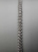 Tennis Bracelet - White Gold 10k (.417) 12.9 grams 7 inch