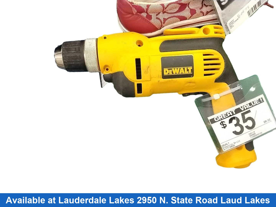 Dewalt Dwd110 Yellow Corded Standard Drill