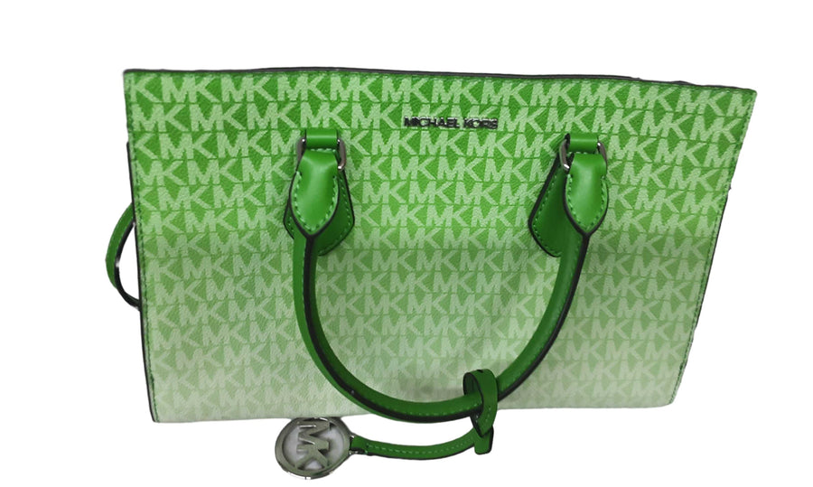 Michael Kors Shelia Medium Ombre Green Purse / Handbag